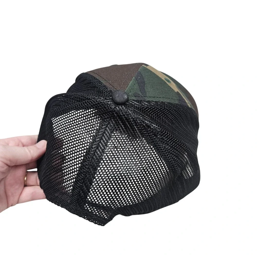 Outdoor Cap Pedersons Natural Farms‎ Camo Trucker Hat Mesh Back Adjustable...